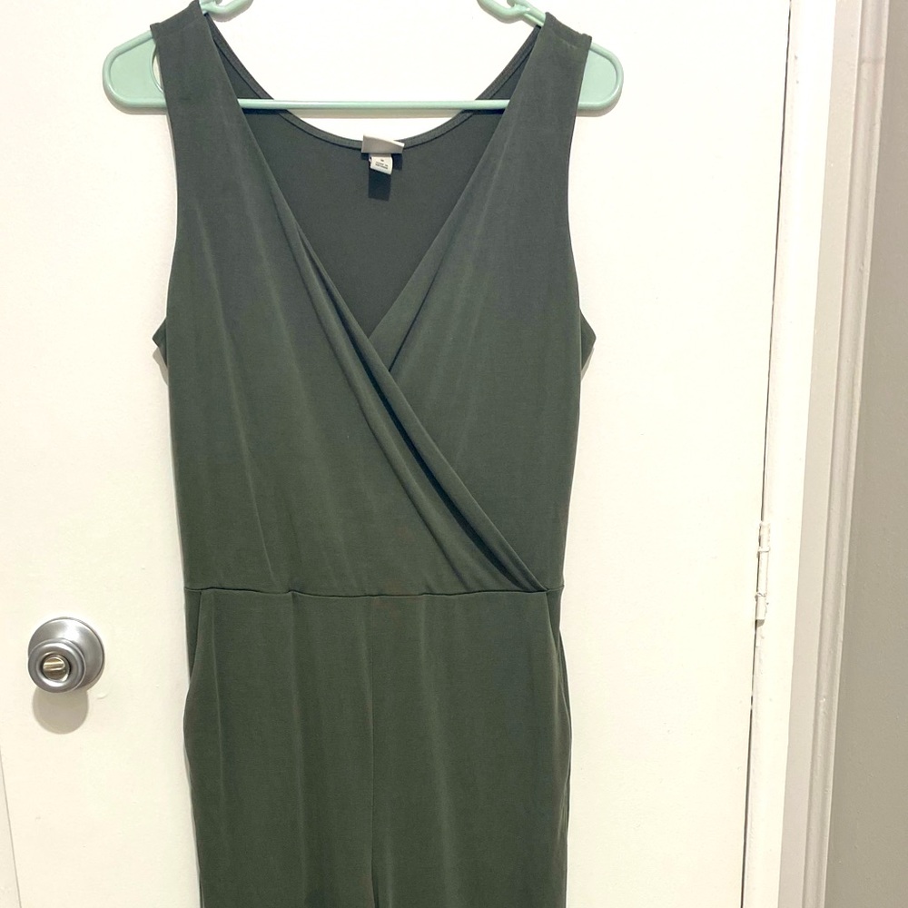 Olive Green Jumpsuit